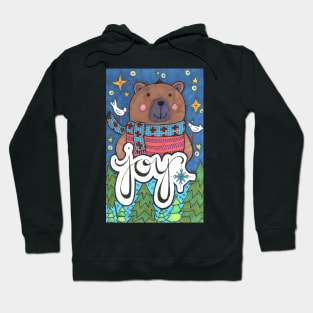 Joy Winter Bear Hoodie